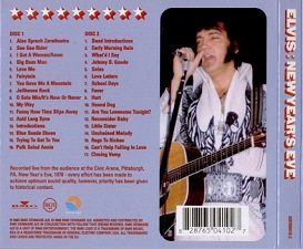 The King Elvis Presley, FTD, 82876-50410-2, March 15, 2003, New Year's Eve '76