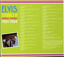 The King Elvis Presley, FTD, 82876-50411-2, April 21, 2003, Studio B - Nashville Outtakes 1961-64