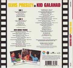 The King Elvis Presley, FTD, 82876-66396-2, November 25, 2004, Kid Galahad