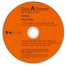 The King Elvis Presley, FTD, 82876-63927-2, July 1, 2005, Elvis Today