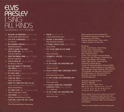 The King Elvis Presley, FTD, 88697-03631-2, July 9, 2007, I Sing All Kinds