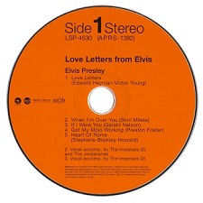 The King Elvis Presley, FTD, 88697-29701-2, August 11, 2008, Love Letters From Elvis
