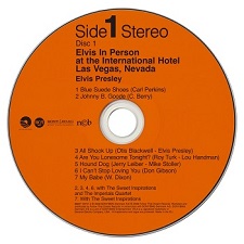 The King Elvis Presley, FTD, 88697-40721-2, December 8, 2008, In Person At The International