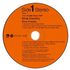 The King Elvis Presley, FTD, 88697-40723-2, November 3, 2008, Elvis Country