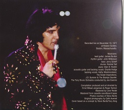 The King Elvis Presley, FTD, 506020-975017, September 28, 2010, Elvis As Recorded At Boston Garden '71