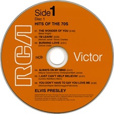 The King Elvis Presley, FTD, 506020-750484 October 22, 2012, Hits Of The 70's