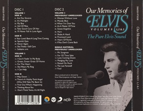 The King Elvis Presley, FTD, 506020-975038 March 15, 2012, Our Memories Of Elvis - Volumes 1, 2 & 3