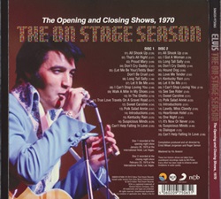 The King Elvis Presley, FTD, 506020-975065 October 23, 2013, The On Stage Season - The Opening And Closing Shows