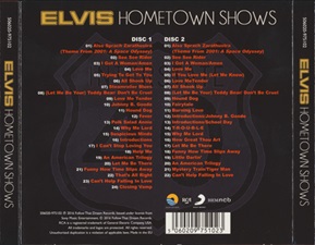The King Elvis Presley, FTD, 506020-975102 September 10, 2016, Hometown Shows
