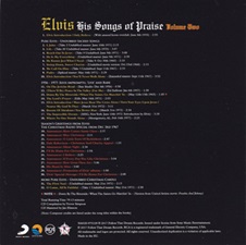 The King Elvis Presley, FTD, 506020-975109 April 10, 2017, His Songs Of Praise - Volume Two