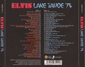 The King Elvis Presley, FTD, 506020-975115 October 20, 2017, Lake Tahoe '74