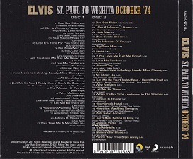 The King Elvis Presley, CD, 506020975136, 2019, St. Paul To Wichita October'74