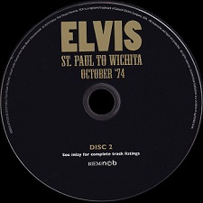 The King Elvis Presley, CD, FTD, 506020-975136, January 30, 2019, St. Paul To Wichita October'74