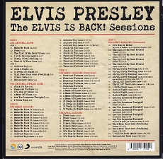 The King Elvis Presley, CD, 506020975139, 2019, Elvis Is Back Sessions