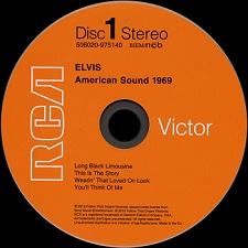 The King Elvis Presley, CD, 506020975140, 2019, American Sound 1969