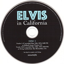 The King Elvis Presley, CD, 506020975142, 2019, Elvis In California