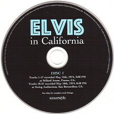 The King Elvis Presley, CD, FTD, 506020-975142, February 21, 2020, Elvis In California