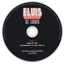 The King Elvis Presley, CD, FTD, 506020-975144, May 12, 2020, St. Louis and Spokane Spring 1976