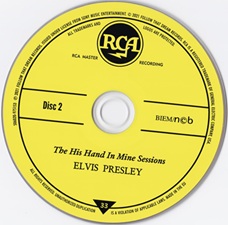 The King Elvis Presley, CD, FTD, 506020-975153, March 30, 2021, The His Hand In Mine Sessions 