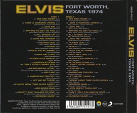 The King Elvis Presley, CD, FTD, 506020-975157, August 5, 2021, Elvis: Fort Worth, Texas 1974