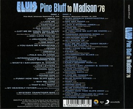The King Elvis Presley, CD, FTD, 506020-975167, May 20, 2022, Pine Bluff to Madison 76′
