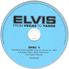 The King Elvis Presley, CD, FTD, 506020-975170, July 15, 2022, From Vegas To Tahoe