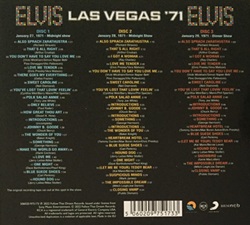 The King Elvis Presley, CD, FTD, 506020-975173, November 15, 2022, Las Vegas '71