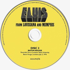 The King Elvis Presley, CD, FTD, 506020-975176, December 23, 2022, From Louisiana And Memphis