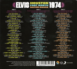 The King Elvis Presley, CD, FTD, 506020-975179, July 4, 2023, Houston, Fort Worth, Baton Rouge 1974