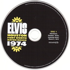 The King Elvis Presley, CD, FTD, 506020-975179, July 4, 2023, Houston, Fort Worth, Baton Rouge 1974