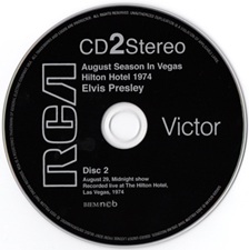 The King Elvis Presley, CD, FTD, 506020-975180, August 30, 2023, August Season In Vegas, Hilton Hotel 1974