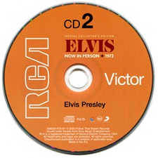 The King Elvis Presley, CD, FTD, 506020-975181, December 15, 2023, Elvis Now In Person 1972