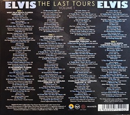 The King Elvis Presley, CD, FTD, 506020-975190, October 10, 2024, The Last Tours, Volume 1