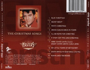 The King Elvis Presley, Back Cover / CD / The Christmas Songs / GHD5262 / 2001