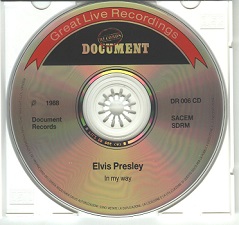 The King Elvis Presley, Import, 1988, In My Way