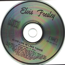 The King Elvis Presley, Import, 1990, Live In Lake Tahoe