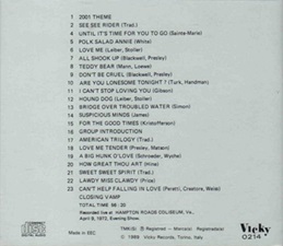 The King Elvis Presley, Import, 1990, Live In Virginia