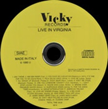 The King Elvis Presley, Import, 1990, Live In Virginia