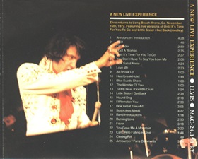 The King Elvis Presley, Import, 1992, A New Live Experience [Second Pressing]