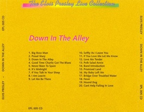 The King Elvis Presley, Import, 1992, Down In The Alley