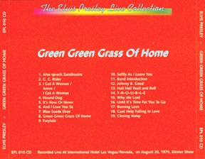 The King Elvis Presley, Import, 1992, Green Green Grass Of Home