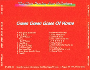 The King Elvis Presley, Import, 1992, Green Green Grass Of Home