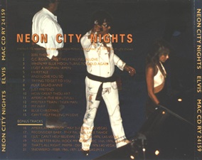 The King Elvis Presley, Import, 1992, Neon City Nights