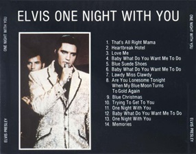 The King Elvis Presley, Import, 1992, One Night With You