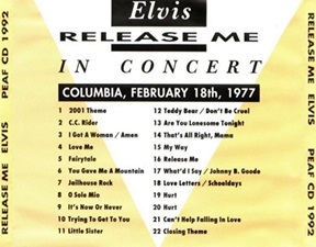The King Elvis Presley, Import, 1992, Release Me