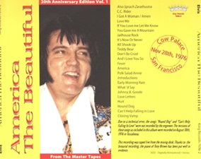 The King Elvis Presley, Import, 1997, America The Beautiful