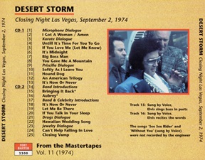 The King Elvis Presley, Import, 1997, Desert Storm