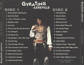 The King Elvis Presley, Import, 1997, Gyrating Asheville