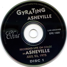 The King Elvis Presley, Import, 1997, Gyrating Asheville