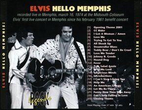The King Elvis Presley, Import, 1997, Hello Memphis